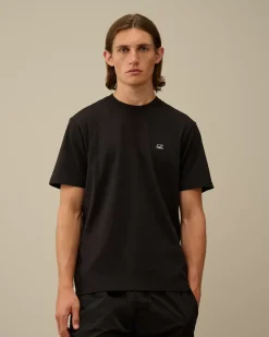 T-shirts & Polo<C.P. Company 30/1 Jersey Back Goggle T-Shirt Black