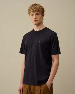 T-shirts & Polo<C.P. Company 30/1 Jersey Back Goggle T-Shirt Total Eclipse – Blue