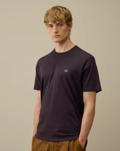 T-shirts & Polo<C.P. Company 30/1 Jersey Back Goggle T-Shirt Nightshade – Purple