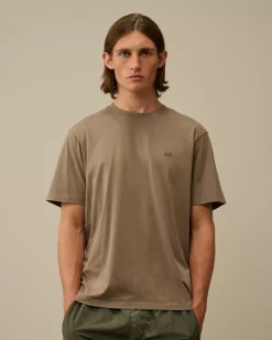 T-shirts & Polo<C.P. Company 30/1 Jersey Back Goggle T-Shirt Walnut – Beige