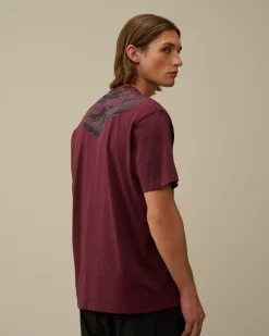 T-shirts & Polo<C.P. Company 30/1 Jersey Back Goggle T-Shirt Potent Purple