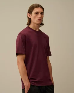 T-shirts & Polo<C.P. Company 30/1 Jersey Back Goggle T-Shirt Potent Purple