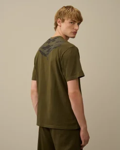 T-shirts & Polo<C.P. Company 30/1 Jersey Back Goggle T-Shirt Ivy Green