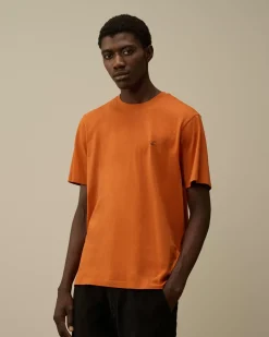 T-shirts & Polo<C.P. Company 30/1 Jersey Back Goggle T-Shirt Bombay Brown