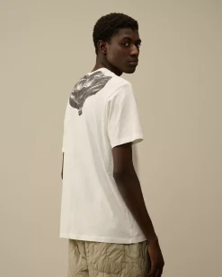 T-shirts & Polo<C.P. Company 30/1 Jersey Back Goggle T-Shirt Gauze White