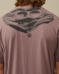 T-shirts & Polo<C.P. Company 30/1 Jersey Back Goggle T-Shirt Purple Dove