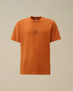 T-shirts & Polo<C.P. Company 30/1 Jersey Bold British Sailor T-Shirt Bombay Brown