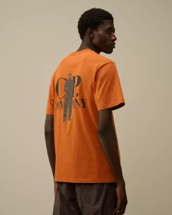 T-shirts & Polo<C.P. Company 30/1 Jersey Bold British Sailor T-Shirt Bombay Brown