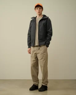 T-shirts & Polo<C.P. Company 20/1 Jersey Boxy Logo T-Shirt Vintage Khaki – Beige