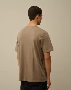 T-shirts & Polo<C.P. Company 30/1 Jersey British Sailor T-Shirt Walnut – Beige