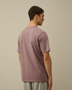 T-shirts & Polo<C.P. Company 30/1 Jersey British Sailor T-Shirt Purple Dove