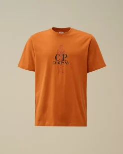 T-shirts & Polo<C.P. Company 30/1 Jersey British Sailor T-Shirt Bombay Brown