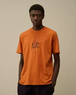 T-shirts & Polo<C.P. Company 30/1 Jersey British Sailor T-Shirt Bombay Brown