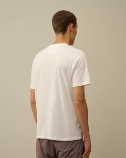 T-shirts & Polo<C.P. Company 30/1 Jersey British Sailor T-Shirt Gauze White