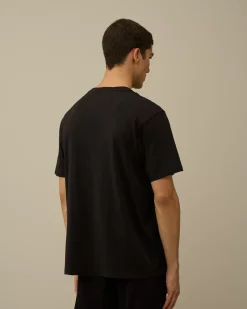 T-shirts & Polo<C.P. Company 30/1 Jersey British Sailor T-Shirt Black