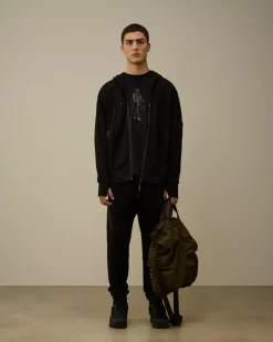 T-shirts & Polo<C.P. Company 30/1 Jersey British Sailor T-Shirt Black