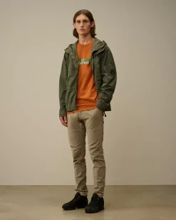 T-shirts & Polo<C.P. Company 30/1 Jersey 3D Logo T-Shirt Bombay Brown