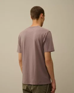 T-shirts & Polo<C.P. Company 30/1 Jersey 3D Logo T-Shirt Purple Dove