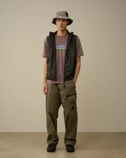T-shirts & Polo<C.P. Company 30/1 Jersey 3D Logo T-Shirt Purple Dove