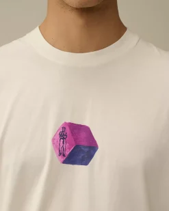 T-shirts & Polo<C.P. Company 30/1 Jersey Logo Graphics T-Shirt Gauze White