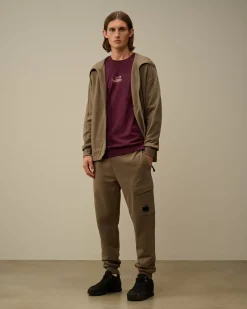 T-shirts & Polo<C.P. Company 24/1 Jersey Pencil Effect Graphics T-Shirt Potent Purple