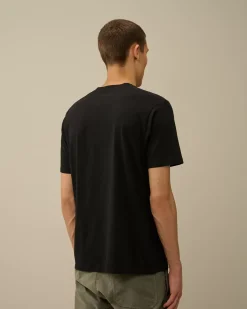 T-shirts & Polo<C.P. Company 30/1 Jersey Waffled British Sailor T-Shirt Black