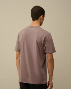 T-shirts & Polo<C.P. Company 30/1 Jersey Waffled British Sailor T-Shirt Purple Dove
