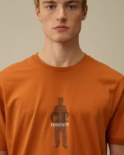 T-shirts & Polo<C.P. Company 30/1 Jersey Waffled British Sailor T-Shirt Bombay Brown