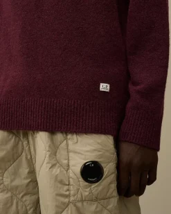 Jumpers<C.P. Company Alpaca Wool Crewneck Knit Potent Purple