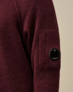 Jumpers<C.P. Company Alpaca Wool Hooded Knit Potent Purple