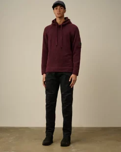 Jumpers<C.P. Company Alpaca Wool Hooded Knit Potent Purple
