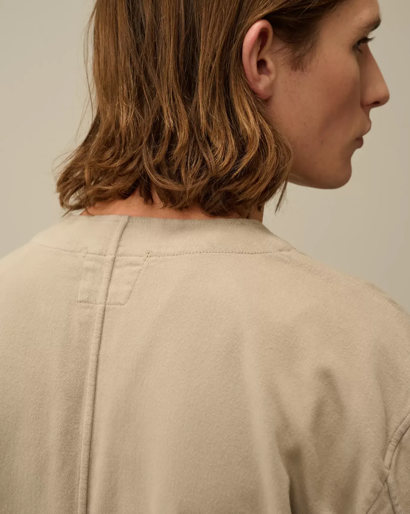 Overshirt<C.P. Company Armored Stretch Satin Buttoned Overshirt Vintage Khaki – Beige