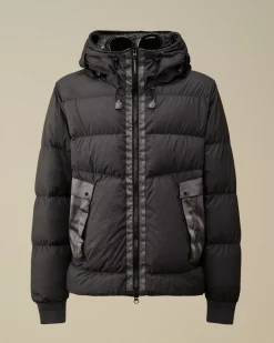 Jacket & Coats<C.P. Company Bi-TM Goggle Down Jacket Black Sand