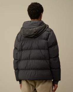 Jacket & Coats<C.P. Company Bi-TM Goggle Down Jacket Black Sand