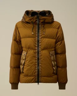 Jacket & Coats<C.P. Company Bi-TM Goggle Down Jacket Toffee – Beige