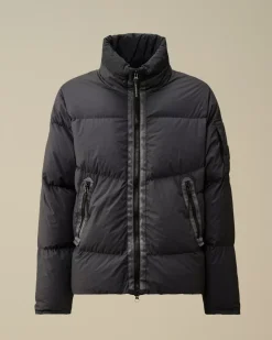 Jacket & Coats<C.P. Company Bi-TM Hooded Down Jacket Black Sand