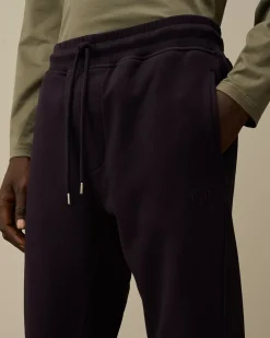 Tracksuits & Shorts<C.P. Company Brushed and Emerized Diagonal Fleece Cargo Sweatpants Nightshade – Purple