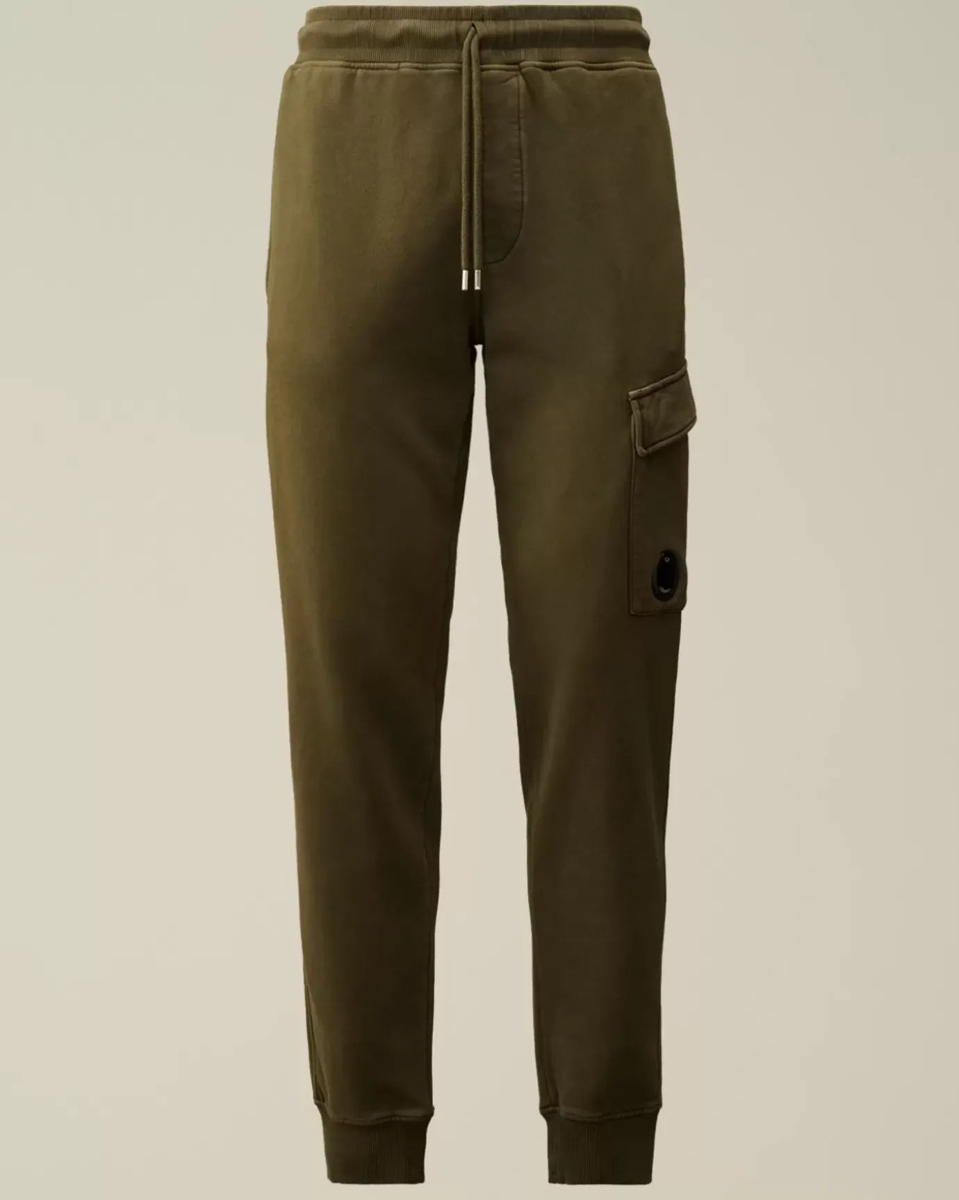 Tracksuits & Shorts<C.P. Company Brushed and Emerized Diagonal Fleece Cargo Sweatpants Grape Leaf – Green