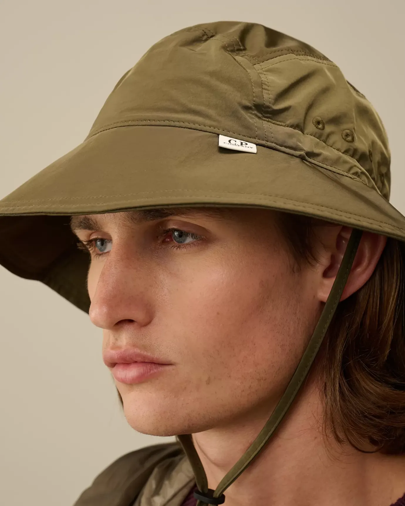 Hats<C.P. Company Chome-R Safari Hat Ivy Green