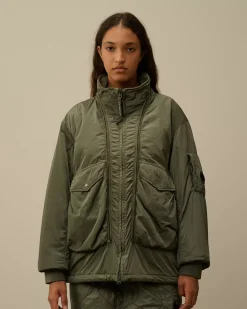 Jacket & Coats<C.P. Company Chrome-R Body Zippers Padded Jacket Grape Leaf – Green