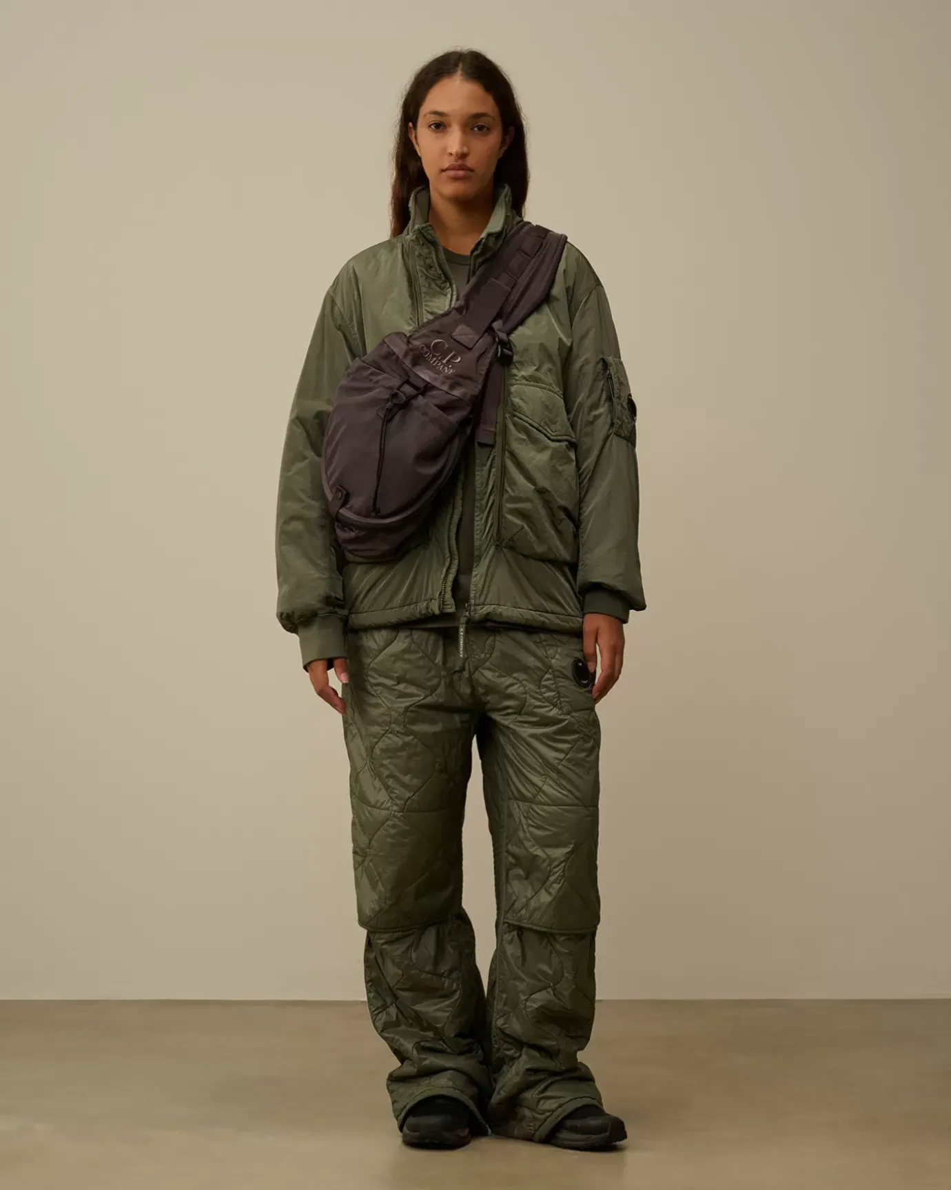 Jacket & Coats<C.P. Company Chrome-R Body Zippers Padded Jacket Grape Leaf – Green
