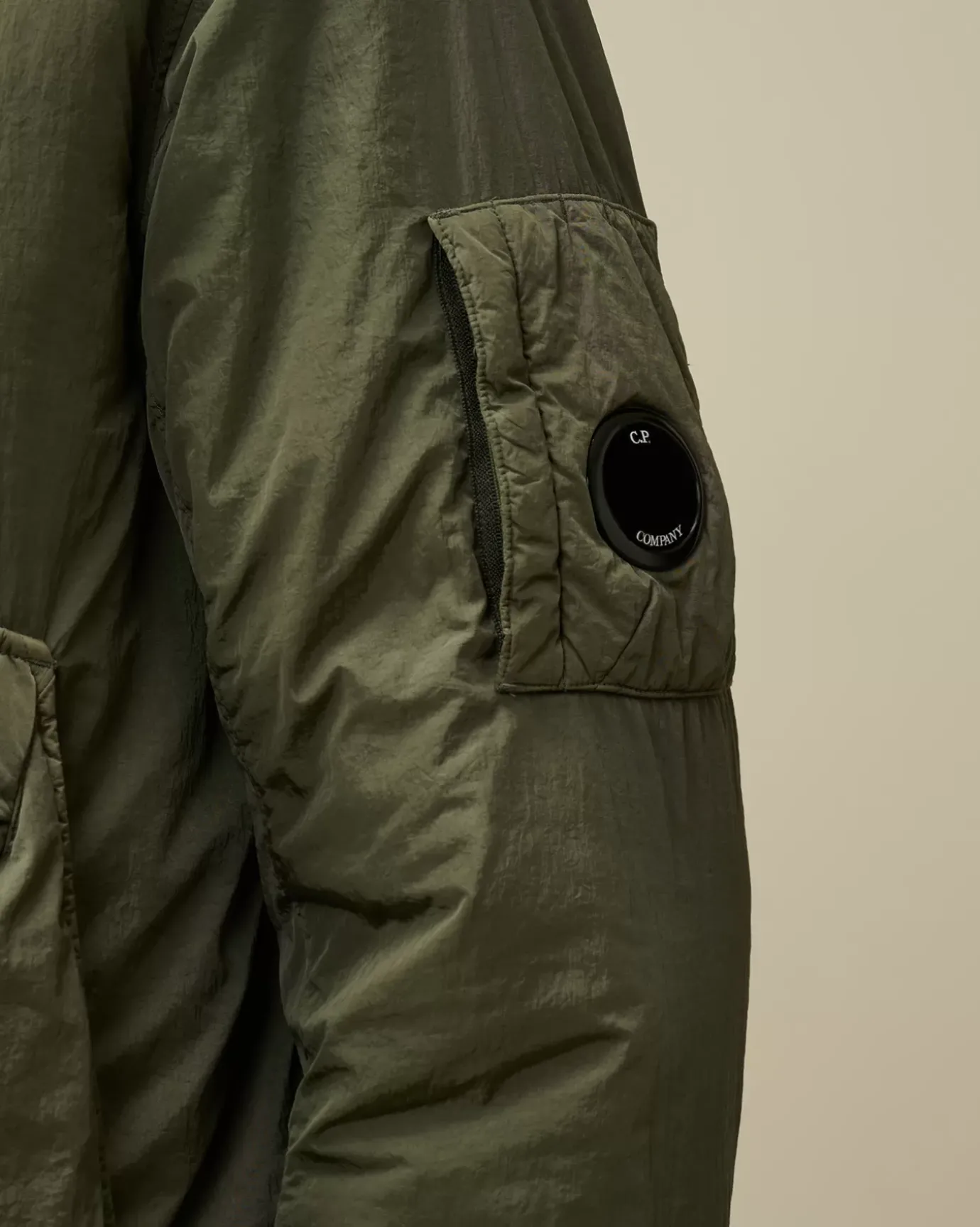 Jacket & Coats<C.P. Company Chrome-R Body Zippers Padded Jacket Grape Leaf – Green