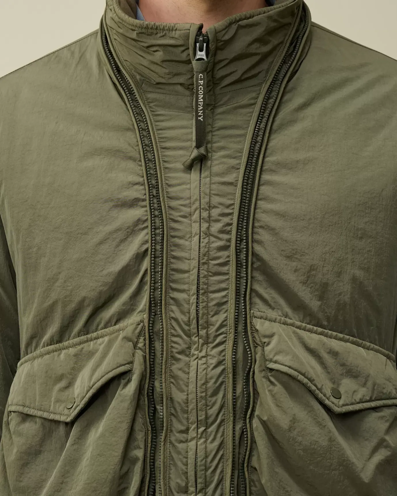 Jacket & Coats<C.P. Company Chrome-R Body Zippers Padded Jacket Grape Leaf – Green