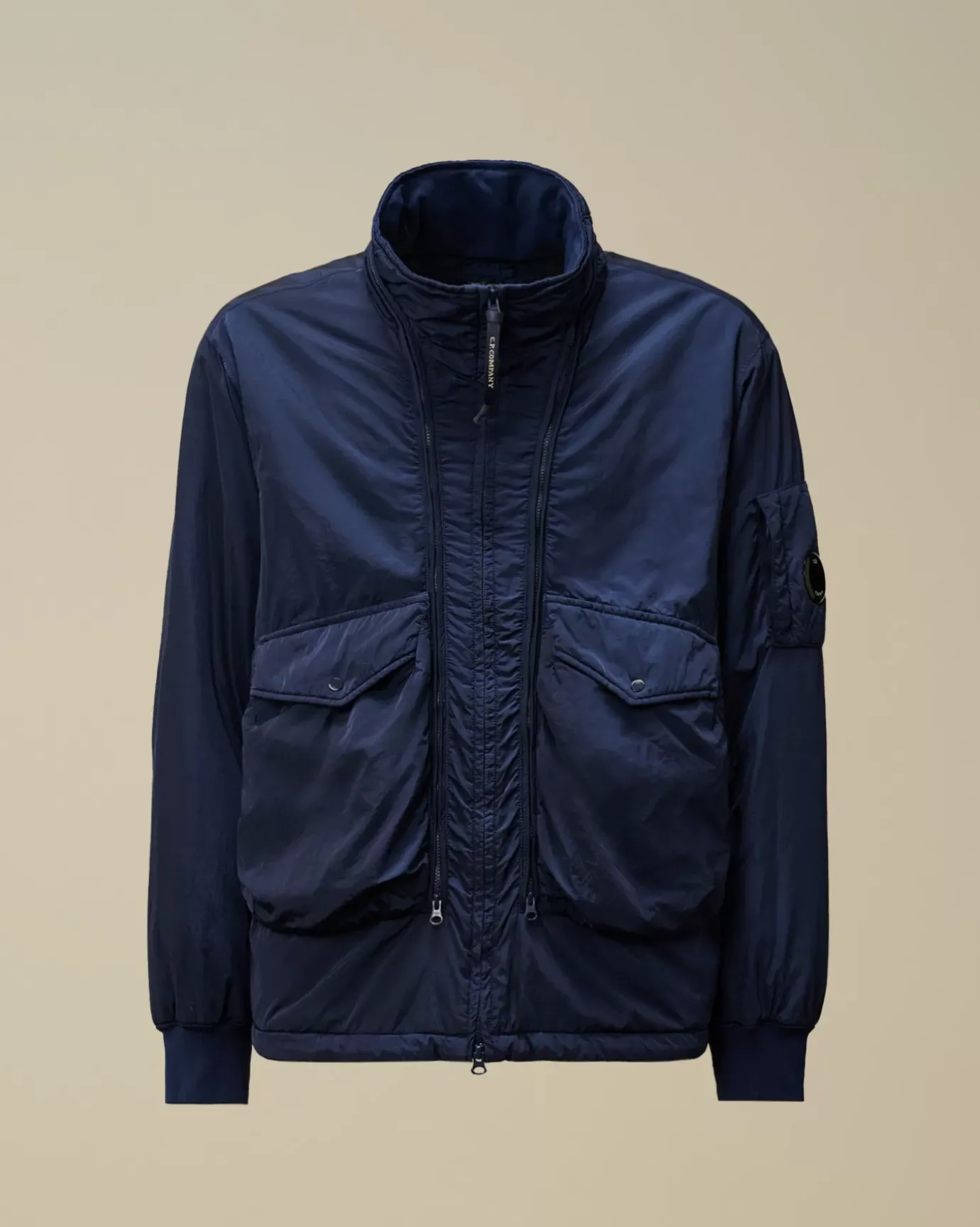Jacket & Coats<C.P. Company Chrome-R Body Zippers Padded Jacket Estate Blue