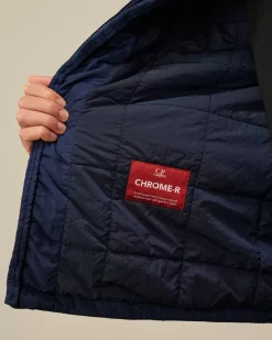Jacket & Coats<C.P. Company Chrome-R Body Zippers Padded Jacket Estate Blue