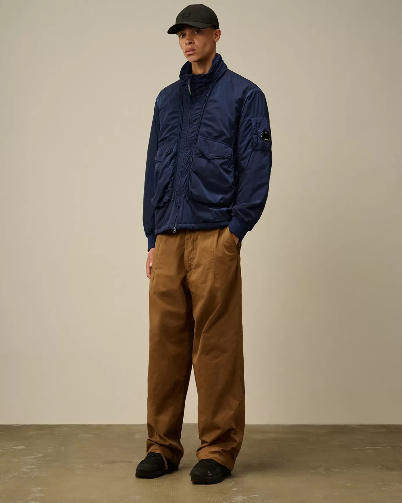 Jacket & Coats<C.P. Company Chrome-R Body Zippers Padded Jacket Estate Blue