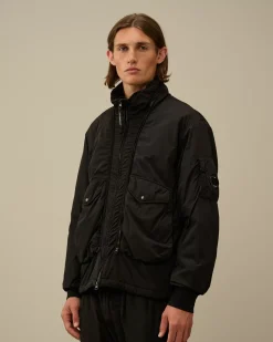 Jacket & Coats<C.P. Company Chrome-R Body Zippers Padded Jacket Black