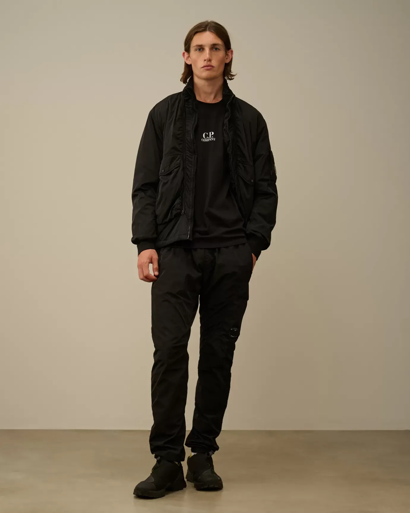 Jacket & Coats<C.P. Company Chrome-R Body Zippers Padded Jacket Black