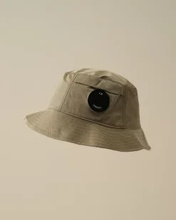 Hats<C.P. Company Chrome-R Bucket Hat Walnut – Beige