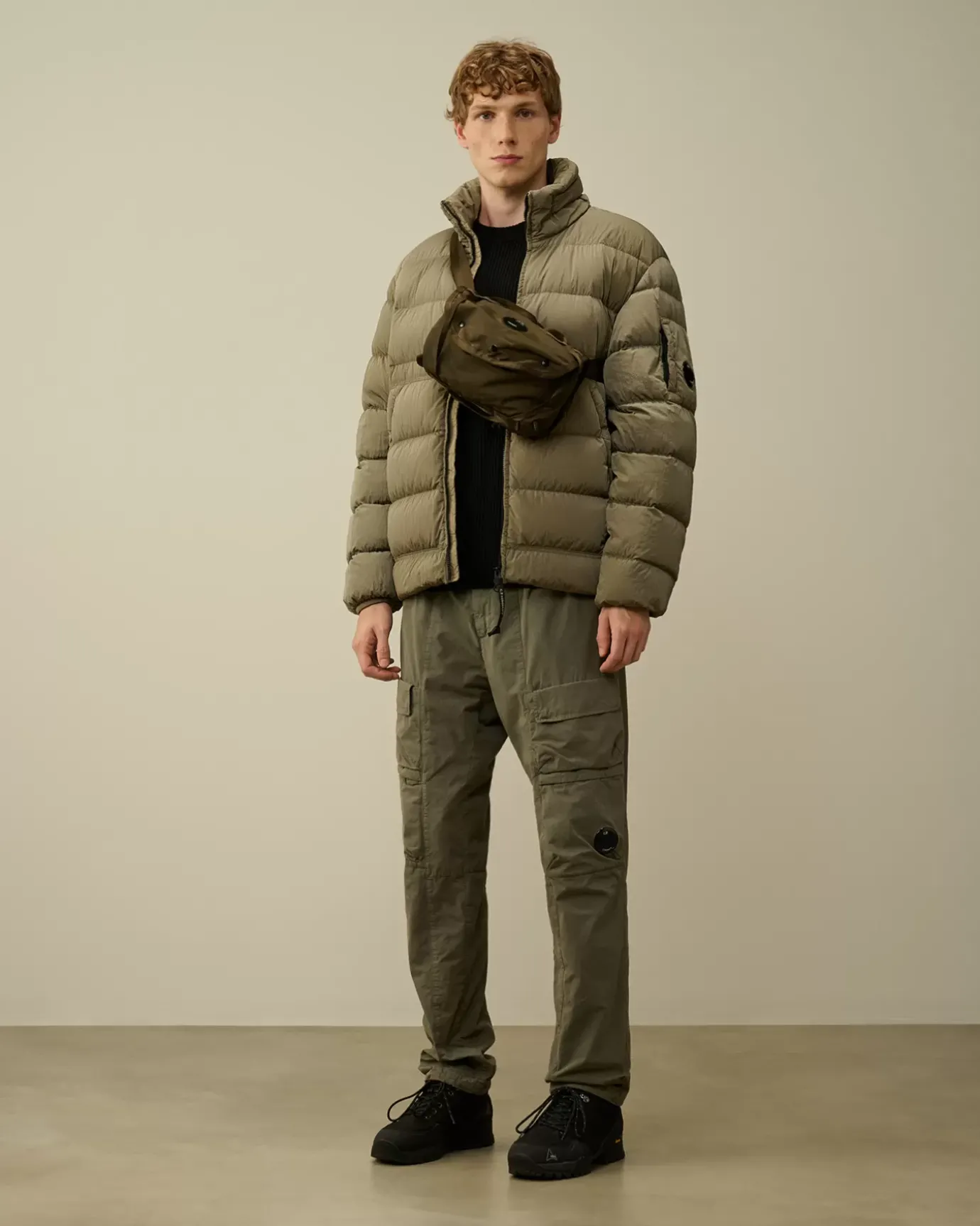 Jacket & Coats<C.P. Company Chrome-R Down Jacket Walnut – Beige